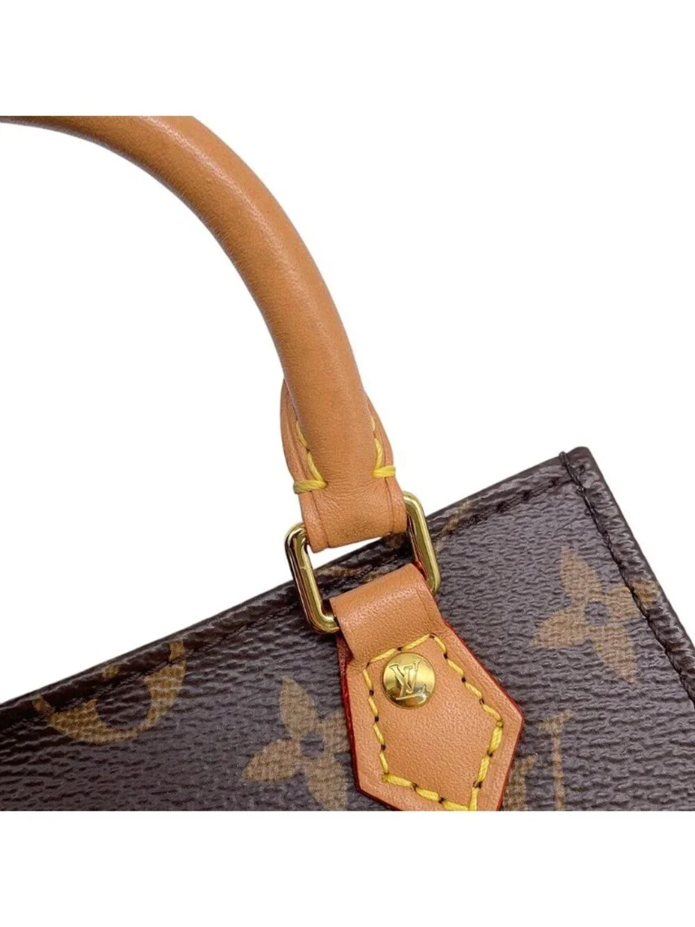 Louis Vuitton Handbag Monogram Petite Sac Plat Mini Bag 2-Way